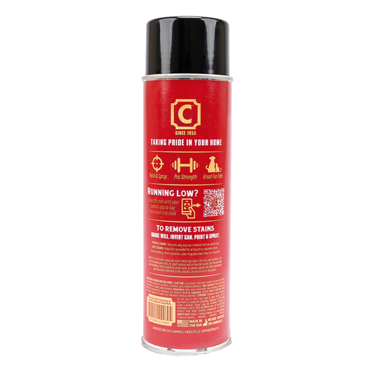 Three cans of Campanelli Pro Series Stain Remover on a white background