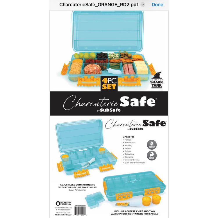 Charcuterie Safe: Snack Set For On The Go!