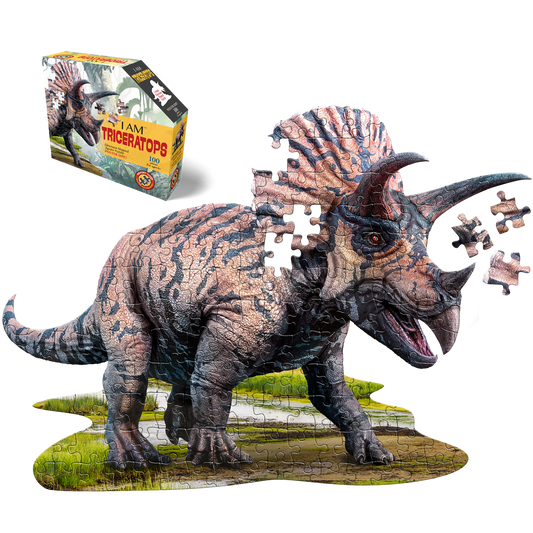 DINOSAUR BUNDLE: I AM TRICERATOPS 100 & I AM RAPTOR 100