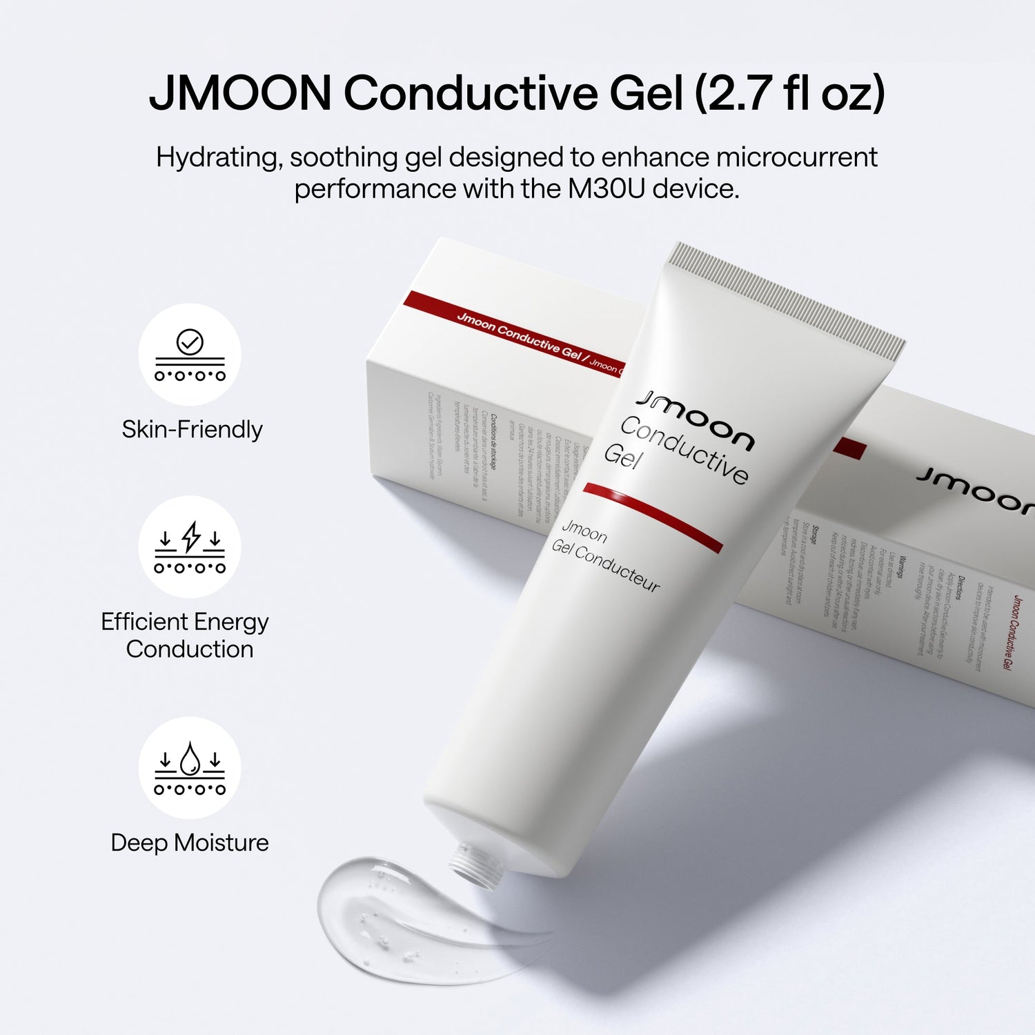 JMOON Conductive Gel tube with packaging on a white background