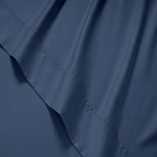 Kathy Ireland 500 Thread Count Tencel Cooling Cotton 4-Piece Sheet Set - Navy