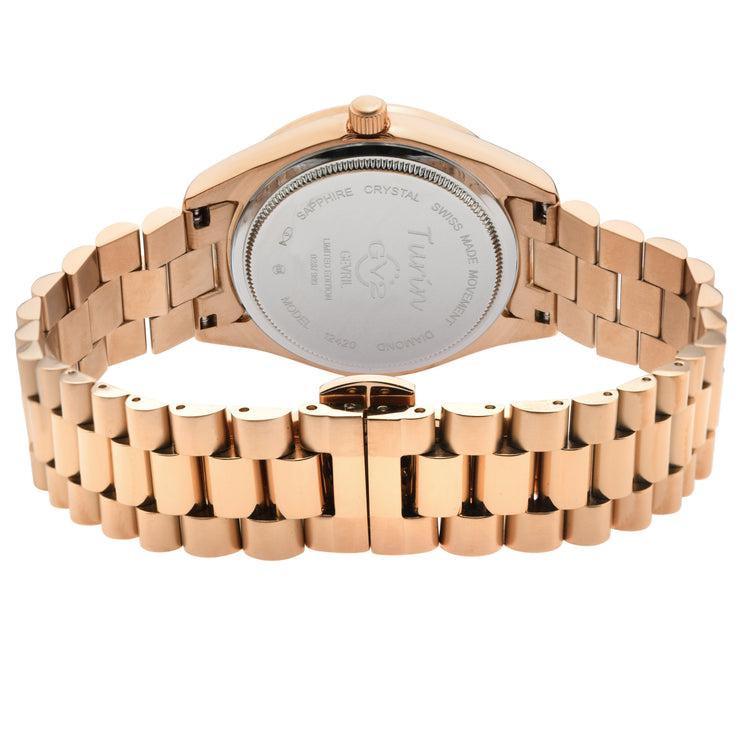 GV2 Womens Turin Swiss Diamond Watch