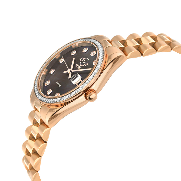 GV2 Womens Turin Swiss Diamond Watch