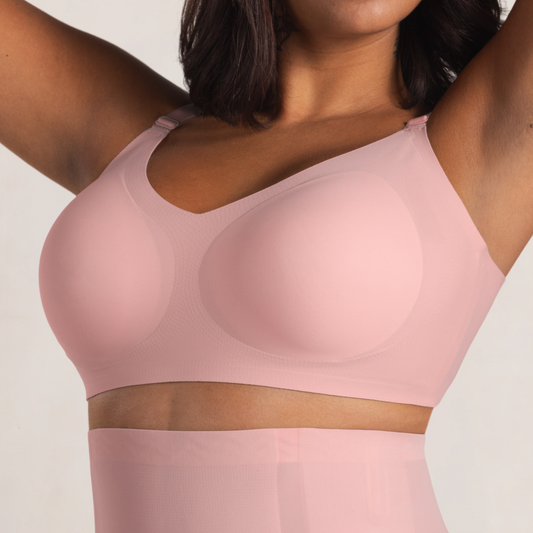 Essentials Smoothing Comfort Wireless Bra - Rose Tan