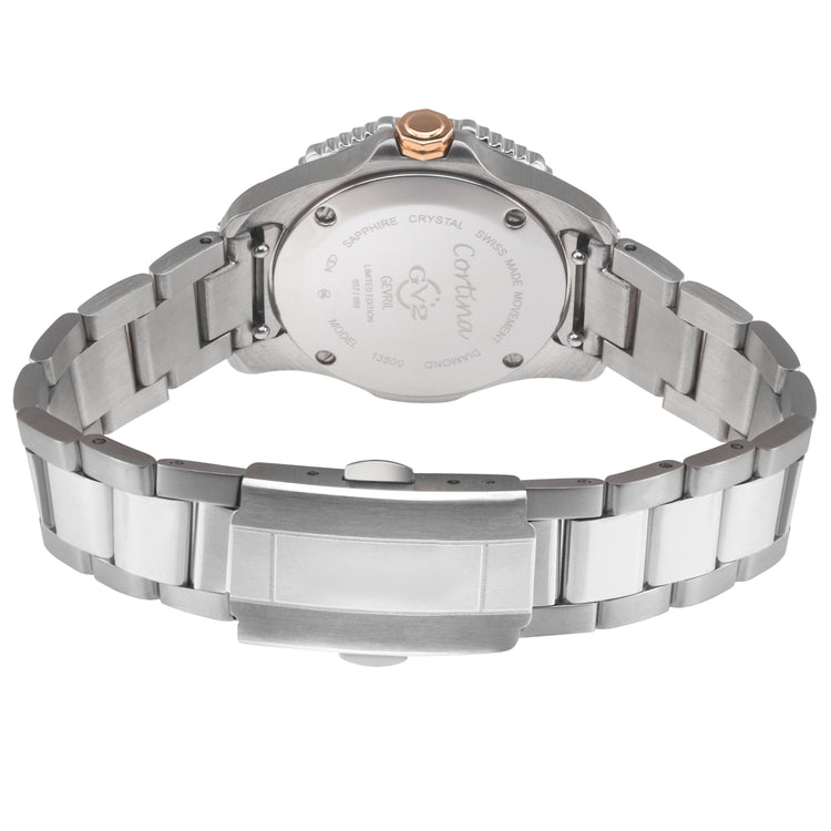 GV2 Women's Cortina Swiss Diamond Watch