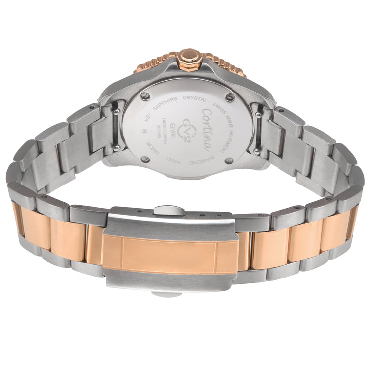 GV2 Women's Cortina Swiss Diamond Watch