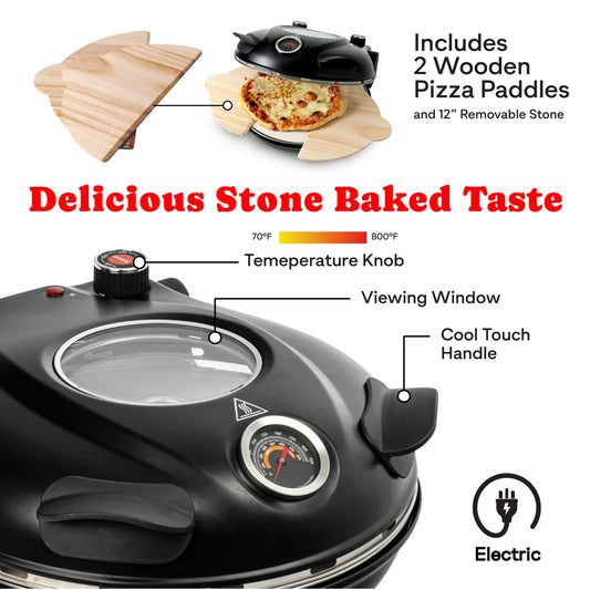 Piezano Indoor/Outdoor Pizza Oven with Starter Kit