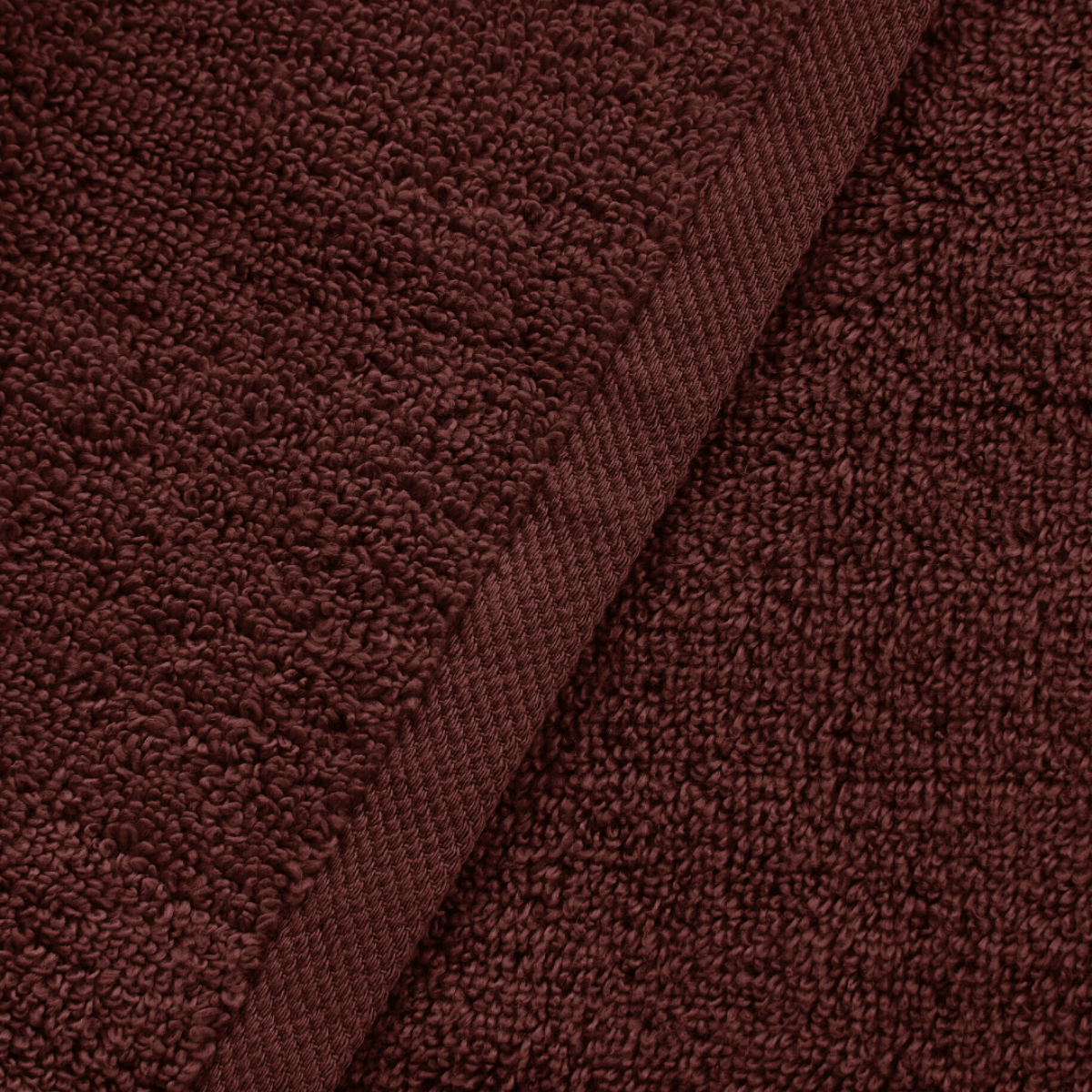 Close-up of brown textured fabric