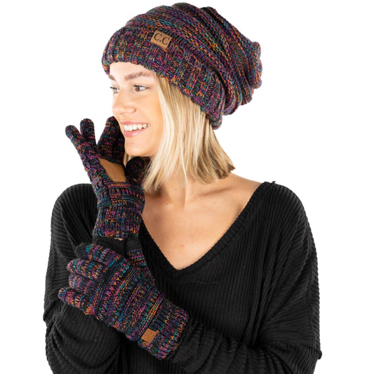 Women's Hat & Glove Matching Set