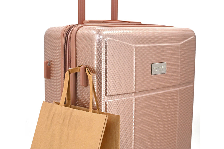 ISAAC MIZRAHI AERO 3-Piece Luggage Set – Lightweight Expandable ABS Hard Shell Suitcases with Spinner Wheels (28”/24”/20”) – Designer Travel Set