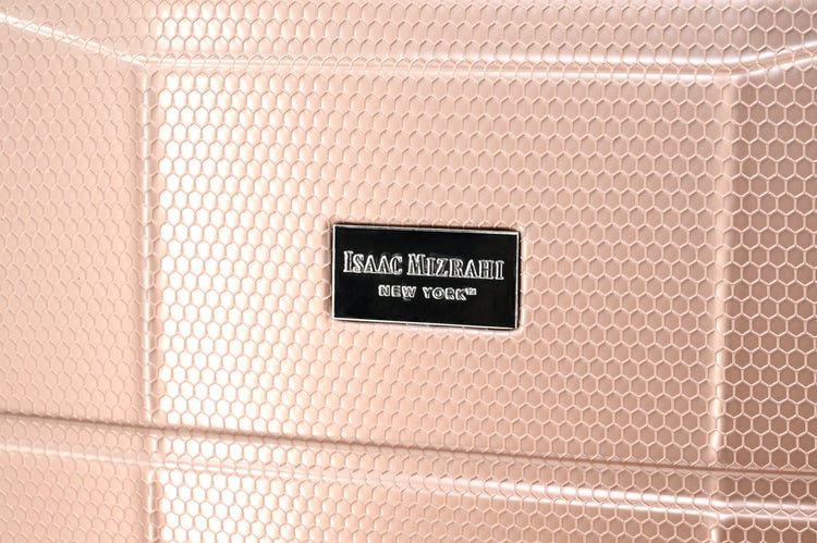 ISAAC MIZRAHI AERO 3-Piece Luggage Set – Lightweight Expandable ABS Hard Shell Suitcases with Spinner Wheels (28”/24”/20”) – Designer Travel Set