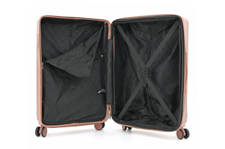 ISAAC MIZRAHI AERO 3-Piece Luggage Set – Lightweight Expandable ABS Hard Shell Suitcases with Spinner Wheels (28”/24”/20”) – Designer Travel Set