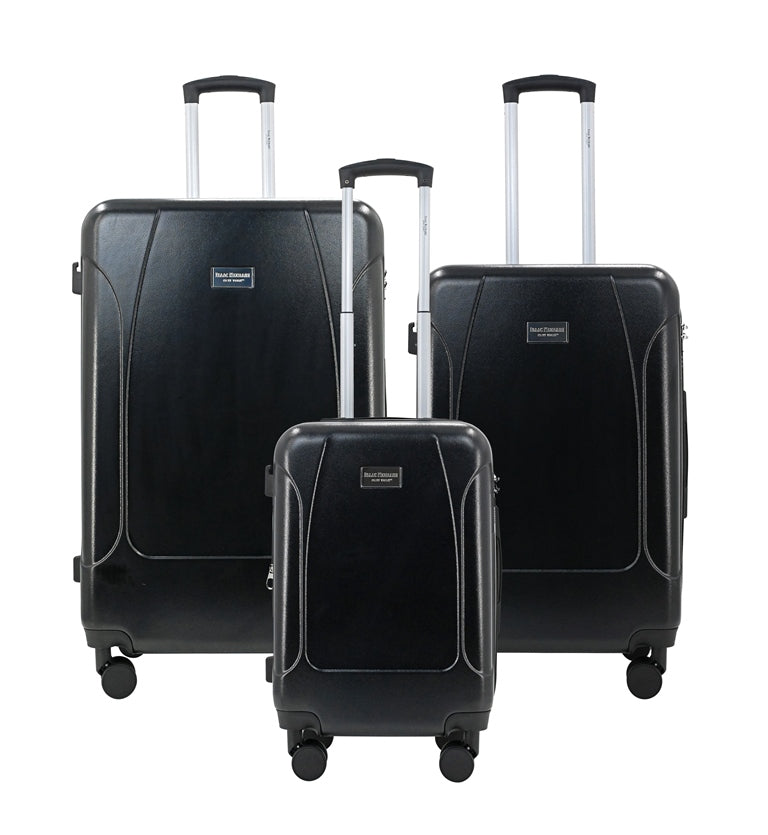 ISAAC MIZRAHI LUNA 3-Piece Luggage Set – Lightweight Expandable ABS Ha