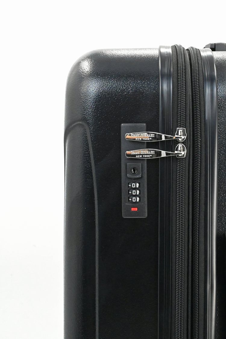 ISAAC MIZRAHI LUNA 3-Piece Luggage Set – Lightweight Expandable ABS Hard Shell Suitcases with Spinner Wheels (28”/24”/20”) – Designer Travel Set