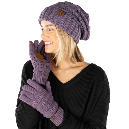 Women's Hat & Glove Matching Set