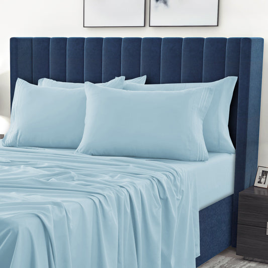 1800 Series Premium Sheets Set - Blue
