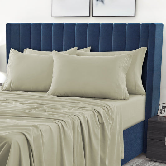 1800 Series Premium Sheets Set - Taupe
