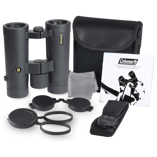 Coleman 10x34 HD Phase Coated Open Bridge Roof Porro Prism Binoculars