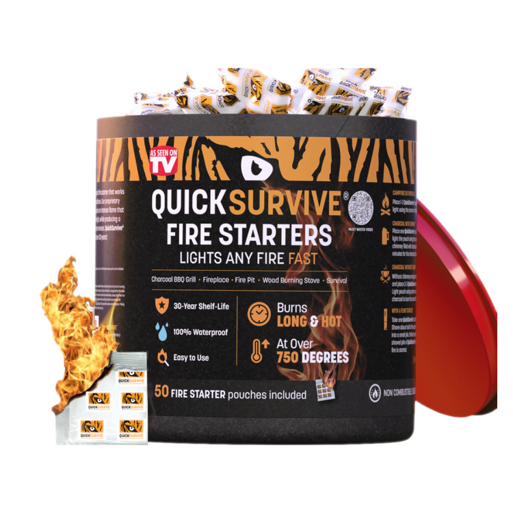 Super-Easy to use Fire Starters - 100% Waterproof