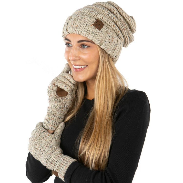 Women's Hat & Glove Matching Set