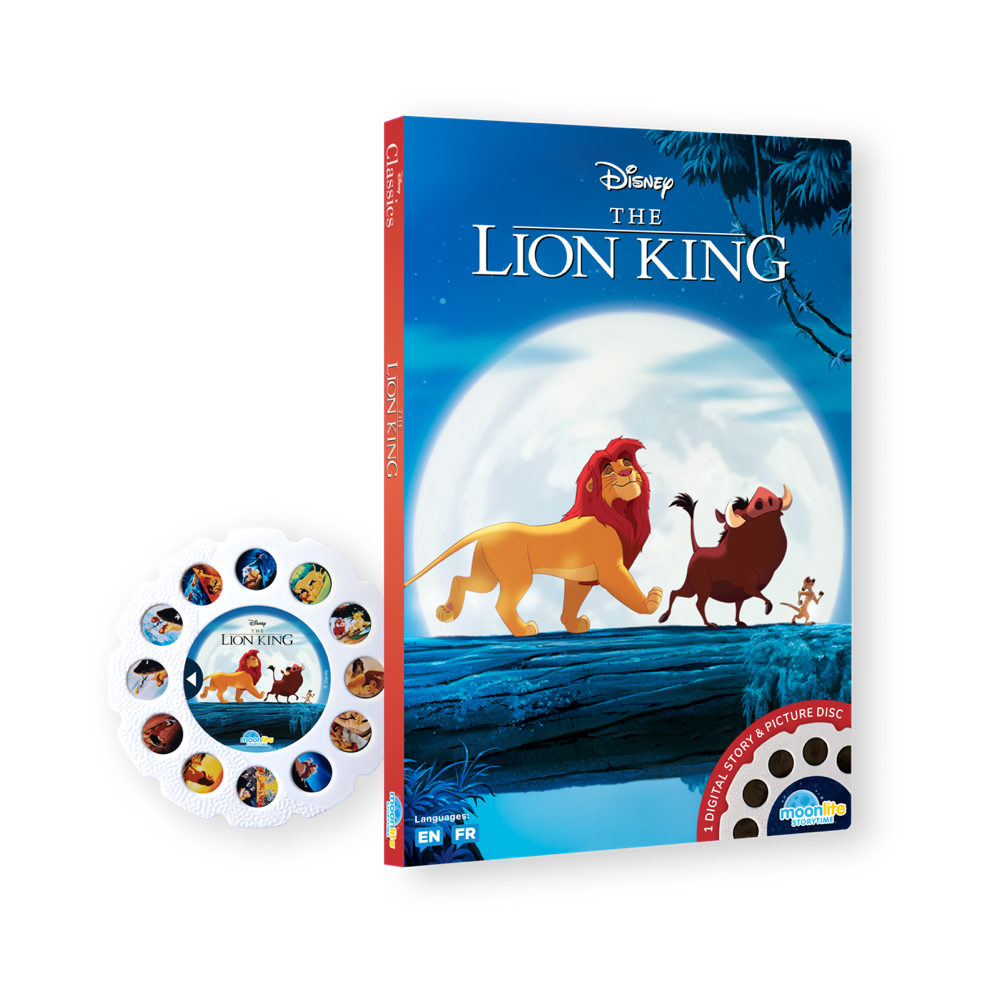 Disney's 'The Lion King' DVD set with Simba, Nala, and Timon on a blue background