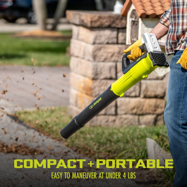 Sun Joe 24-Volt IONMAX Cordless Garden 3-Tools-In-1 Combo Kit | Leaf Blower | Grass Trimmer | Hedge Trimmer | W/ 2 x 2.0-Ah Batteries + Charger