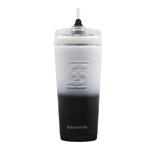 Ice Shaker 26oz Flex Bottle - Black/White