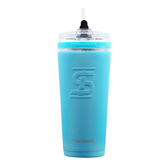Ice Shaker 26oz Flex Bottle - Caribbean Blue
