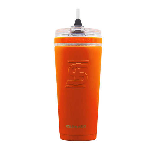 Ice Shaker 26oz Flex Bottle - Orange
