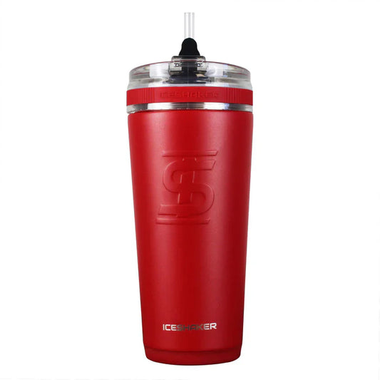 Ice Shaker 26oz Flex Bottle - Red