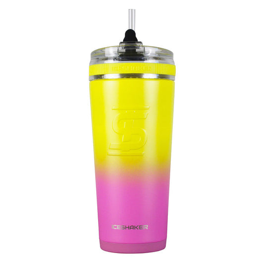 Ice Shaker 26oz Flex Bottle - Flamingo