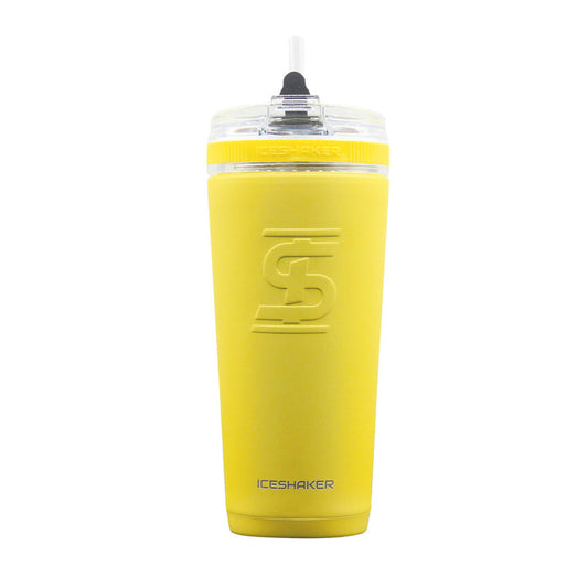 Ice Shaker 26oz Flex Bottle - Yellow