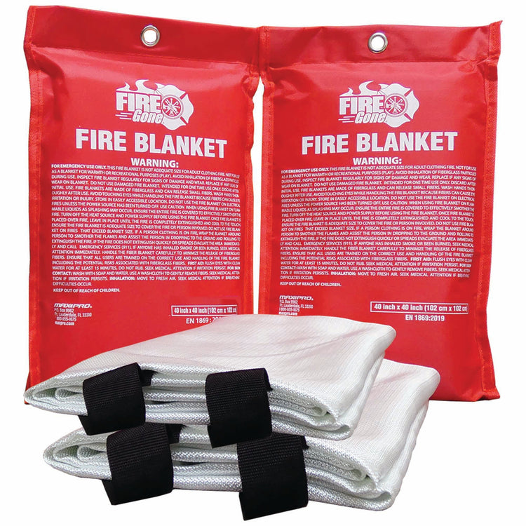 Fire Gone Fire Blanket 2-Pack