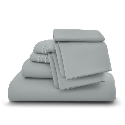 1800 Series Premium Sheets Set - Light Grey