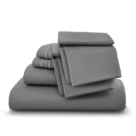 1800 Series Premium Sheets Set - Dark Grey