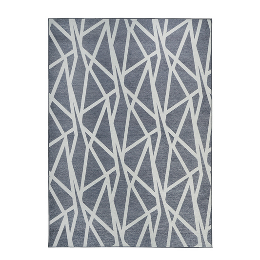 SPECIAL OFFER Intersections Slate Grey Washable Rug
