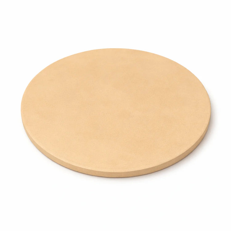 Round beige coaster on a white background
