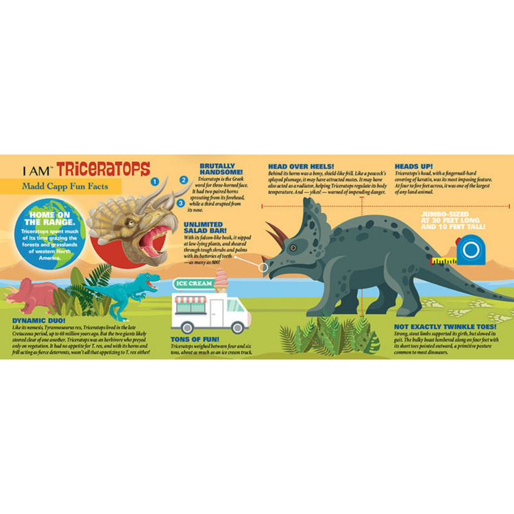 DINOSAUR BUNDLE: I AM TRICERATOPS 100 & I AM RAPTOR 100