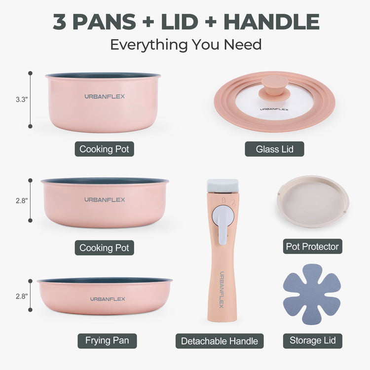 URBANFLEX 3-Pan Cooking Set