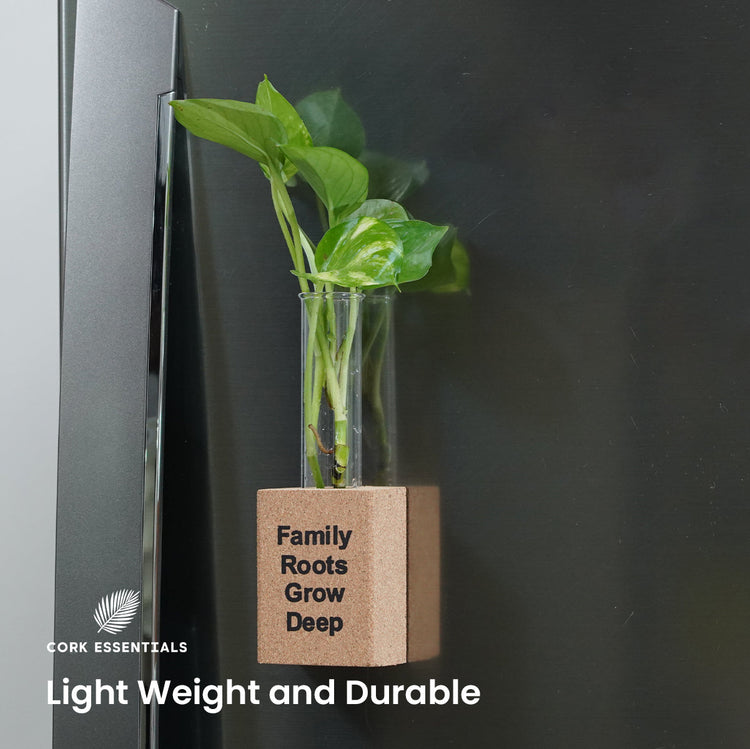 Fridge Magnet Planter Family Roots Grow Deep With Test Tube