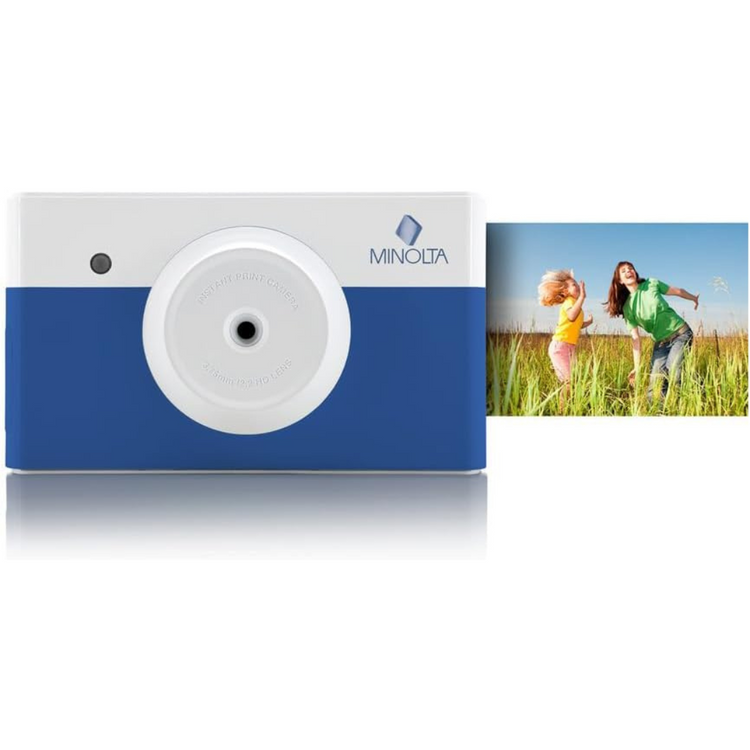 Minolta Instapix Instant Print Camera/Bluetooth Photo Printer With 50 Prints