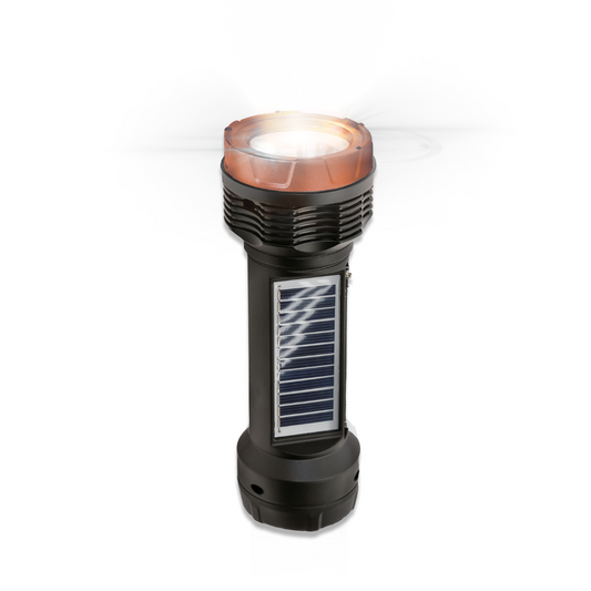 Solar Rechargeable Emergency Flashlight