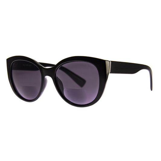 TIME OFF - 2 PACK BIFOCAL SUNGLASS READERS - BLACK+LIGHT TORT