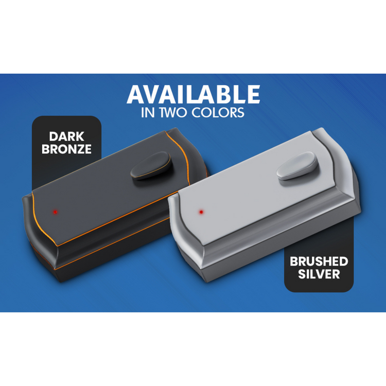 Instalock - Brushed Silver  2 x 3.5 x 6 inches