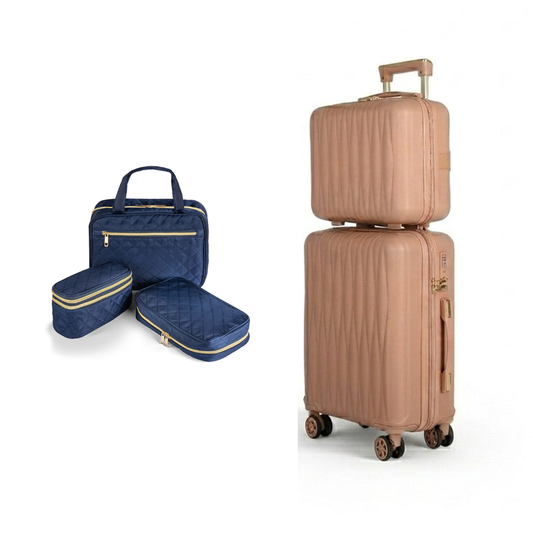 Travel Trio + 2-Piece Carry-On Luggage Set