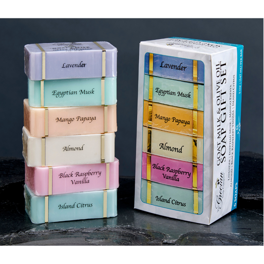 6-Pack of Goats Milk & Olive Oil Soaps