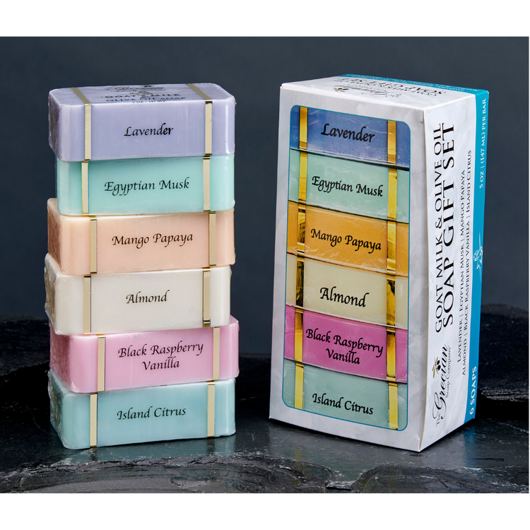 6-Pack of Goats Milk & Olive Oil Soaps