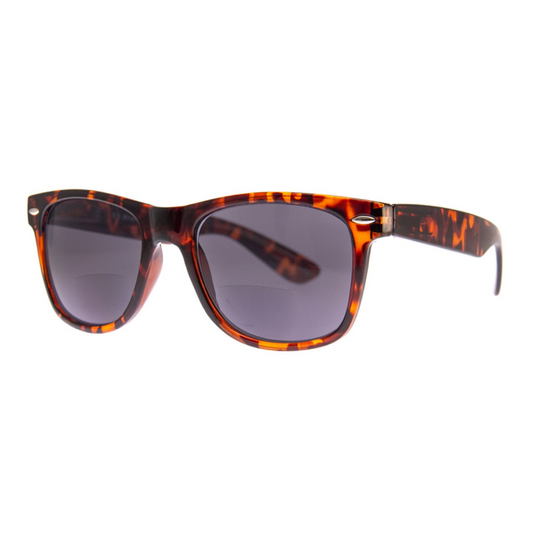HEY YA - 2 PACK BIFOCAL SUNGLASS READERS - BLACK+TORT