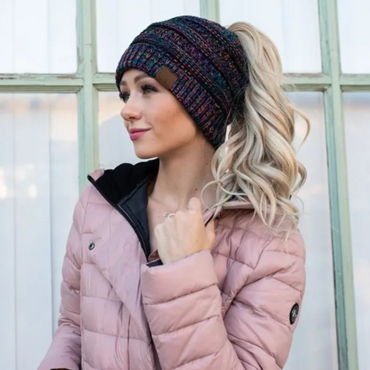 Women's Ponytail Beanie