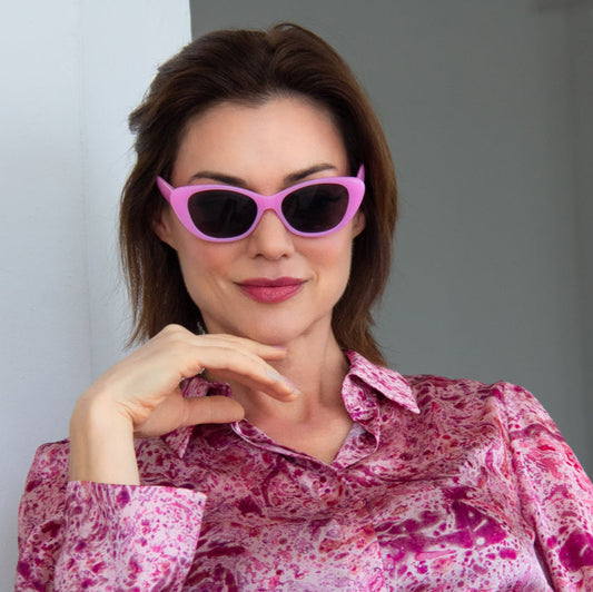 TOP DECK - 2 PACK - FULL LENS SUNGLASS READER - PINK+TEAL